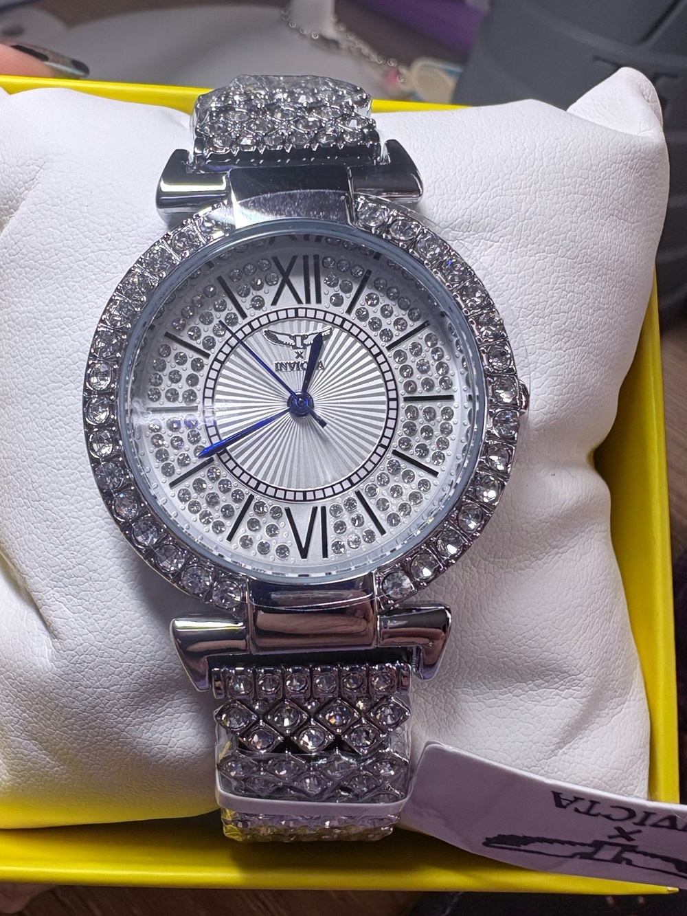 Invicta Silver Crystal-Accent Women's Watch NWT